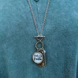 WALK BY FAITH Long Necklace